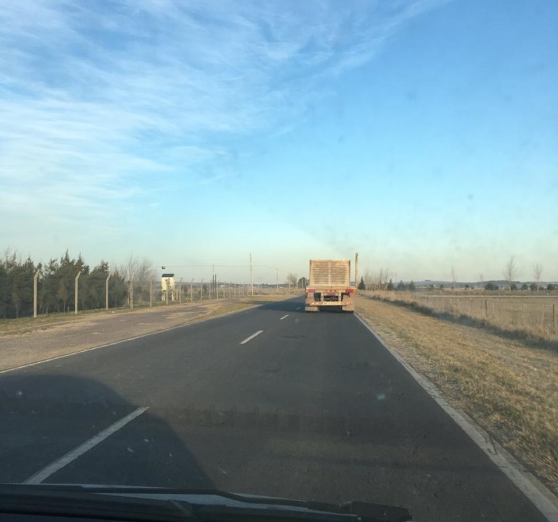 Con el limitador no pasaba: trfico pesado en Avellaneda y ruta 51